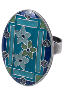 Кольцо женское Clara Bijoux K75808-8 синее