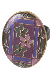 Кольцо женское Clara Bijoux K75807-7 фиолетовое