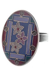 Кольцо женское Clara Bijoux K75801 фиолетовое