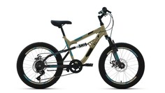 Велосипед подростковый горный 20" Altair MTB FS 20 D рама 14" RBK22AL20046