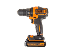 Аккумуляторная безударная дрель-шуруповерт Black Decker BDCDD186K1B-QW Black+Decker