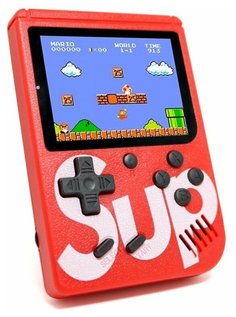 Портативная консоль QVATRA Game Box Plus 400 in 1 Red No Brand