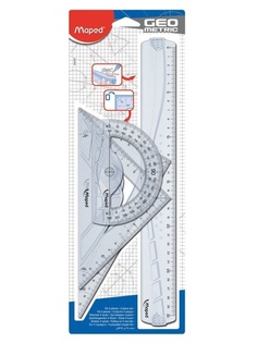 Набор чертежных инструментов Maped Geometric 4 предмета 242767