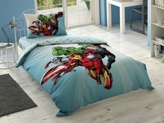 Постельное белье детское AVENGERS HEROES, 1,5-спальное, TAC