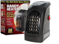 Мини обогреватель с пультом в розетку Handy Heater 400 Ватт (K22060)