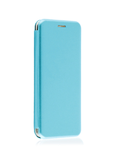 Чехол книжка Zibelino на Realme C21Y (голубой) с магнитом и внутренним карманом