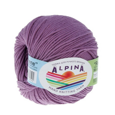 Вязание Пряжа ALPINA RENE 10 шт, в упак, цвет фиолетовый RENE-3835, 105 м от Alpina