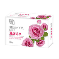 Mukunghwa Мыло туалетное с экстрактом дамасской розы Rose Beauty Soap 100 г