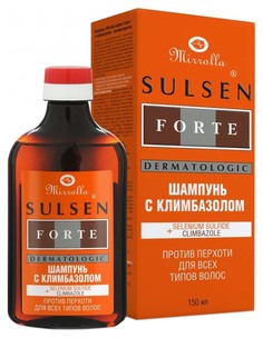 Шампунь Mirrolla Sulsen Forte с климбазолом 150 мл