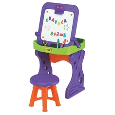 Парта-мольберт Grown Up со стульчиком, фиолетовый