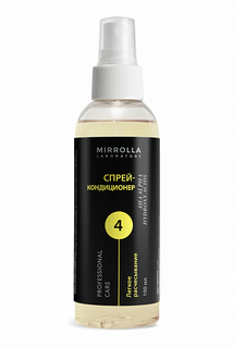 Спрей кондиционер Mirrolla с кислотами для блеска восстановления волос 100 мл