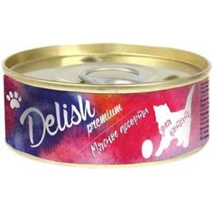 Влажный корм для кошек Delish Premium, мясо, 24шт, 100г