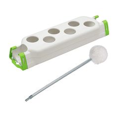 Заводная игрушка для кошек Ferplast пластик, металл, белый, зеленый, 33,18 см