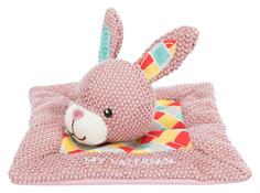 Мягкая игрушка для кошек Trixie Милый кролик полиэстер, розовый, 13 см