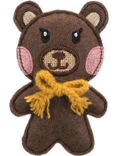 Мягкая игрушка для кошек Trixie Медведь джут, текстиль, коричневый, 10 см
