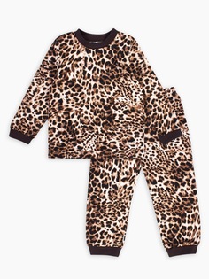 Пижама детская Веселый малыш Leopard цв. коричневый р.104 374170/Leopard_104