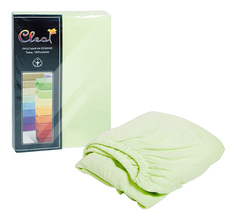 Простыня Cleo melody 90 х 200 см салатовый
