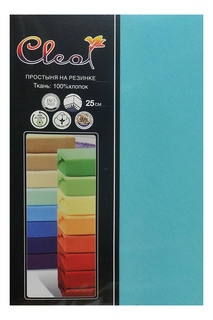 Простыня Cleo lukka 140 х 200 см бирюза