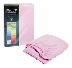 Простыня Cleo melody 140 х 200 см светло-розовый
