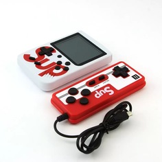 Портативная игровая консоль QVATRA Game Box 8 бит 400 игр с джойстиком Белый No Brand