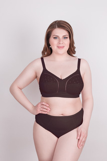 Бюстгальтер женский Milavitsa 108180 коричневый 80I