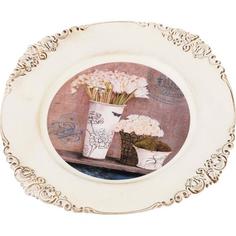 Поднос сервировочный Lefard, Старинный прованс, 33 см