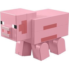 Фигурка Mattel Minecraft Свинья большая сборная GVV18