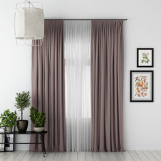Классические шторы Eleganta Lisansli цвет: бежевый