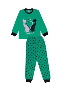 Пижама для девочек Bonito kids цв. ментоловый р.140 6537-01