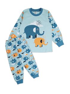 Пижама для мальчиков Bonito kids цв. голубой р.104 6527-01