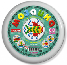 Мозаика STELLAR круглая, d13мм, 80 деталей Стеллар