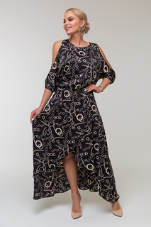 Платье женское Петербургский Швейный Дом 1396-3 цв. черный р.44 RU