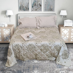 REWAND 751/230.020 Покрывало "REWAND" 230х250см жаккардовое стеганое Круг, зелёное