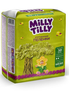 Пеленки одноразовые детские впитывающие Milly Tilly Normal 60x60 30 шт. 50492