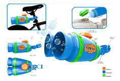 Мыльные пузыри HTI Выхлопная труба