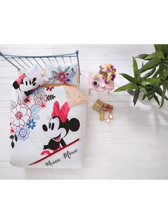 Постельное белье люкс-ранфорс MINNIE&MICKEY WATER евро TAC