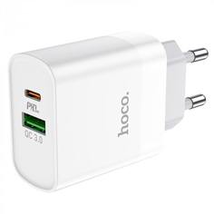 Зарядное устройство Hoco C80A Rapido PD20W+QC3.0 type-c-usb белый Rocknparts
