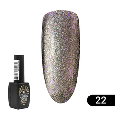 Гель-лак Global Fashion кошачий глаз Platinum 22