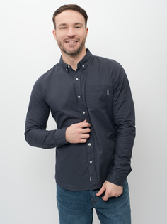Рубашка мужская Lee cooper MT2G120002AS2LCDKNVY серая 2XL