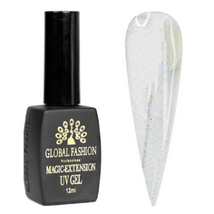 Гель для наращивания ногтей Global Fashion Magic Extension №01 с шиммером 12 мл
