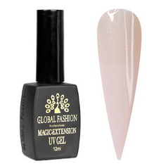 Гель для наращивания ногтей Global Fashion Magic Extension №04 с шиммером 12 мл