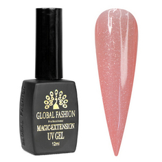 Гель для наращивания ногтей Global Fashion Magic Extension №11 с шиммером 12 мл
