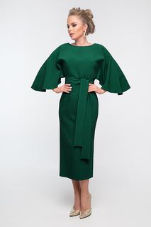 Платье женское Петербургский Швейное Дом 1410-8 зеленое 56 RU