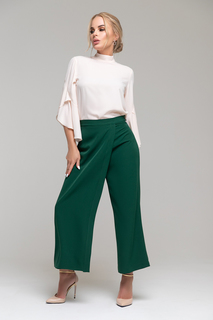Брюки женские Петербургский Швейные Дом 1355-2 зеленые 46 RU