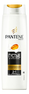 Шампунь Pantene Густые и крепкие 400 мл для тонких и ослабленных волос