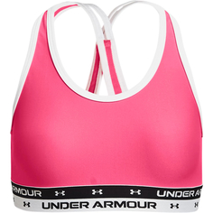 Бра Under Armour Crossback Solid 1364629-653 цв.красный р. YXL