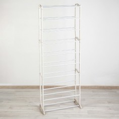Полка для обуви, 10 ярусов, белая, 50х24,5х140 см Homsu