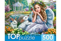 Пазлы "Toppuzzle. Ангелочек и кролики", 500 элементов Рыжий кот