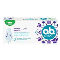 Тампоны o.b. Extra Defence Super + Comfort 16 шт