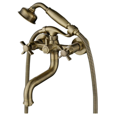 Смеситель для ванны Kaiser Cross 41022-1 Bronze